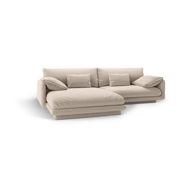 Divano angolare beige (angolo sinistro) Torino - Micadoni Home-image-2