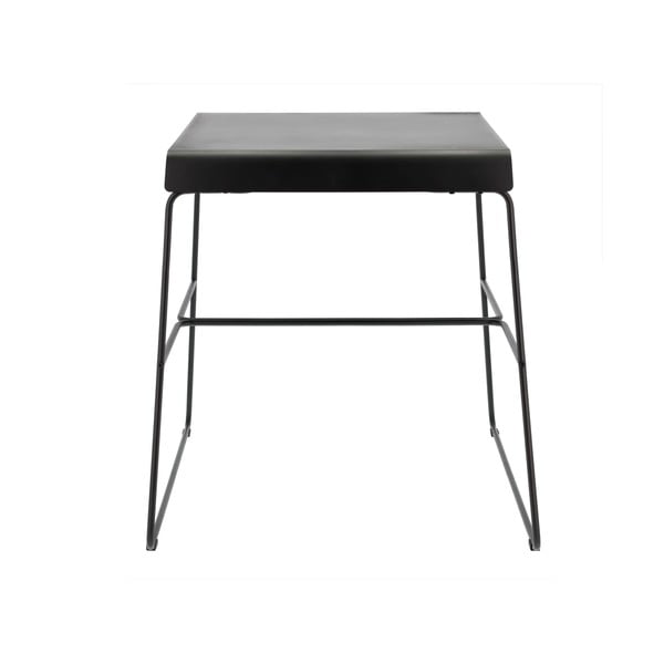 Tavolo da pranzo in metallo nero 58x75 cm A-Café - Zone