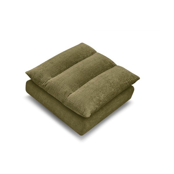 Poggiapiedi verde con rivestimento in ciniglia Neil – Bobochic Paris-image-3