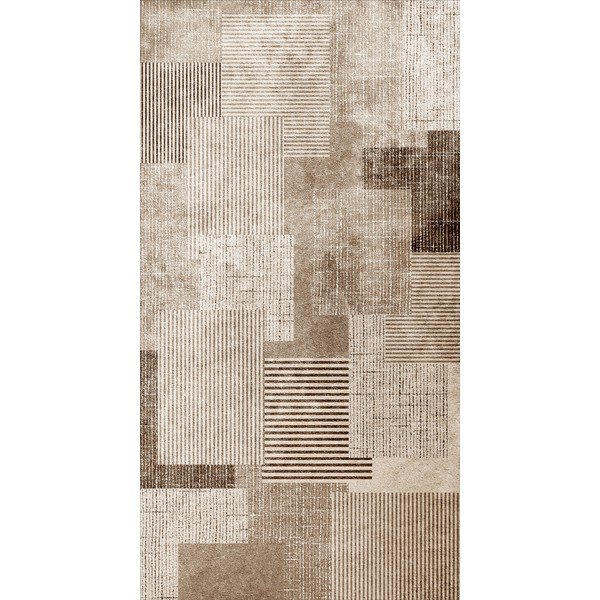 Passatoia beige lavabile 80x200 cm Cubo – Vitaus