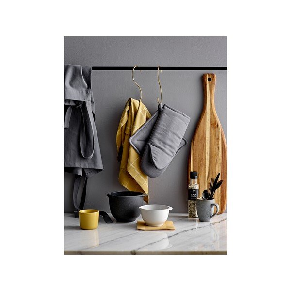 Grembiule da cucina in cotone grigio Soft - Södahl-image-1