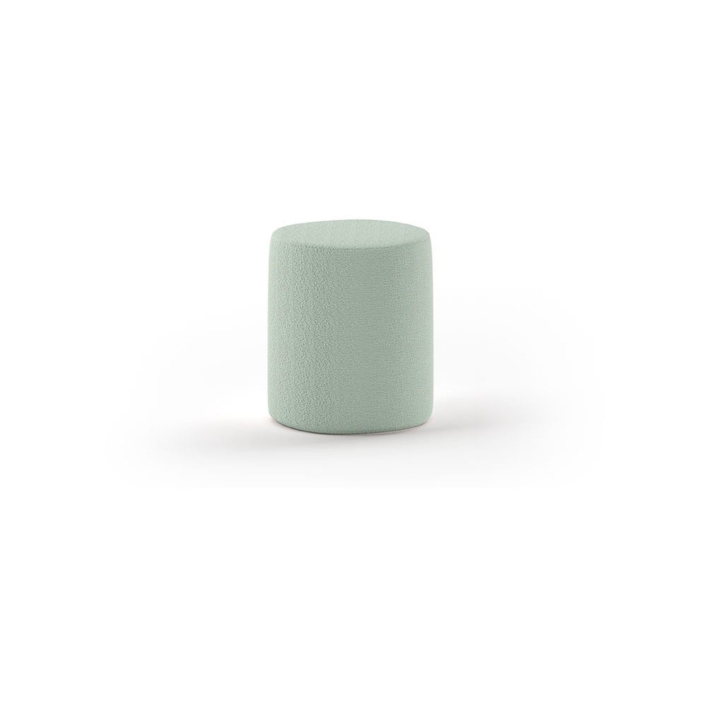Pouf per bambini verde chiaro in tessuto bouclé MOON - Vipack | Pouf per bambini