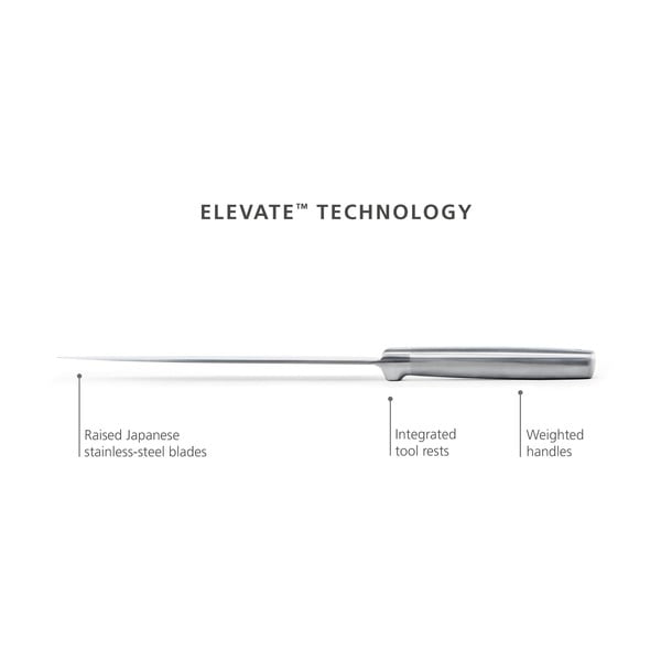 Set di coltelli con lama in acciaio inox e supporto 5 pz Elevate Fusion – Joseph Joseph-image-4