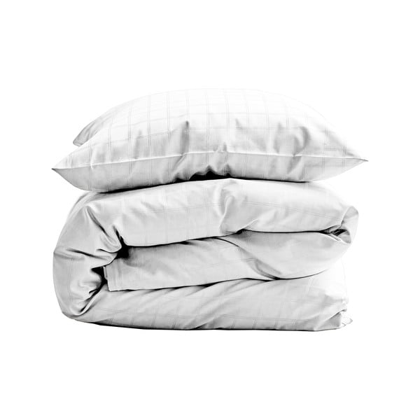 Biancheria da letto damascata bianca per letto singolo 140x200 cm Clear - Södahl