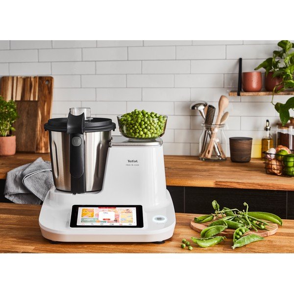 Robot da cucina in bianco e argento Click and Cook - Tefal-image-4