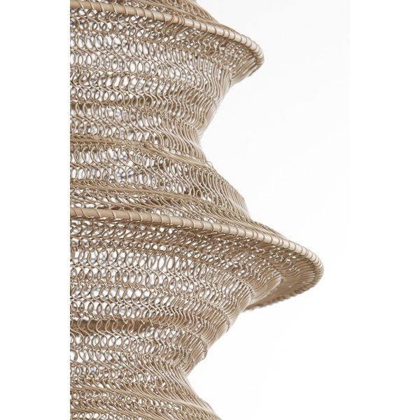 Lampadario beige in metallo Nakisha – Light & Living-image-4