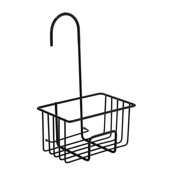 Mensola da bagno da appendere nera in acciaio inox Milito – Wenko