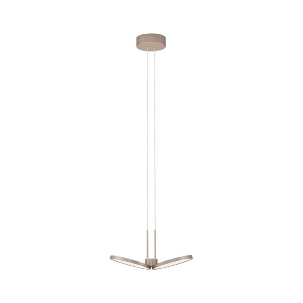 Lampadario LED oro opaco in alluminio con intensità regolabile ø 32,5 cm Vea – Nova Luce