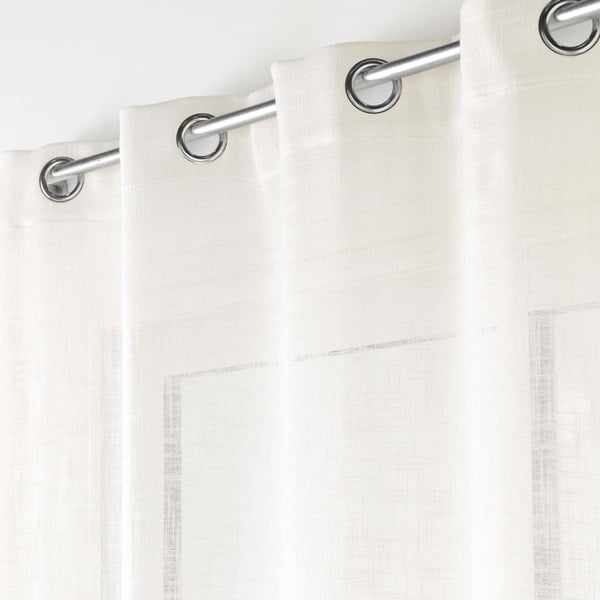 Tenda crema 140x280 cm Haltona - douceur d'intérieur-image-1