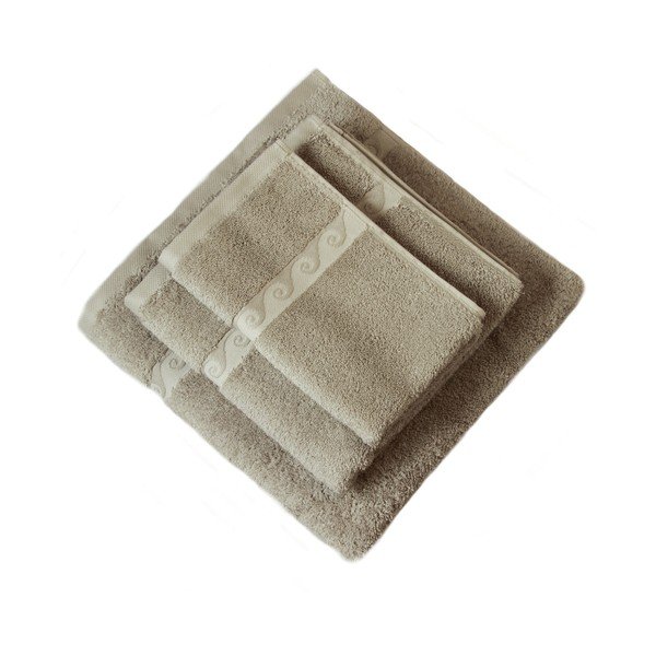 Ručník Wave 50x30, šedý-image-1