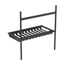 Scaffale in metallo nero da sotto il lavabo 76x84 cm Conca - Ideal Standard