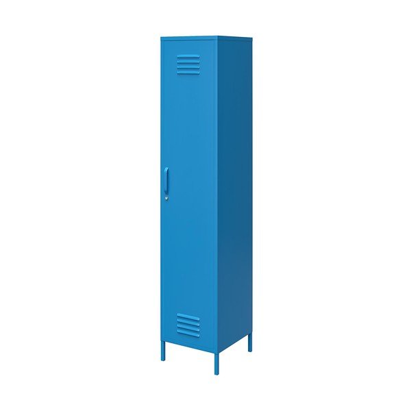 Armadio in metallo blu , 38 x 185 cm Cache - Novogratz-image-1