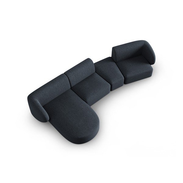 Divano angolare blu scuro, angolo sinistro Shane - Micadoni Home-image-2