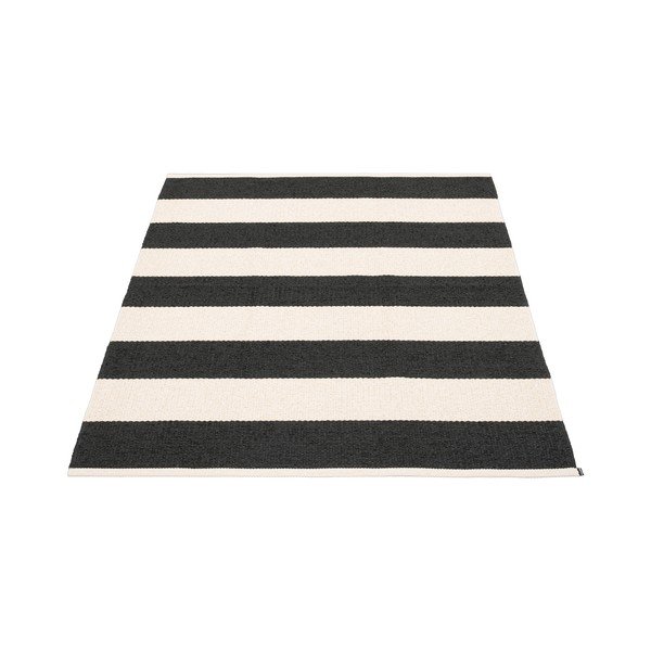 Tappeto da interno/esterno bianco e nero 140x180 cm Bob Black Vanilla – Pappelina
