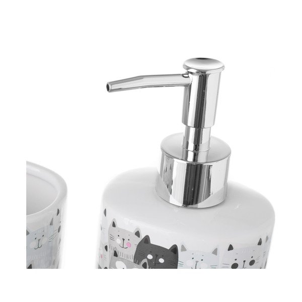 Set di accessori da bagno in ceramica Gatos - Casa Selección-image-1