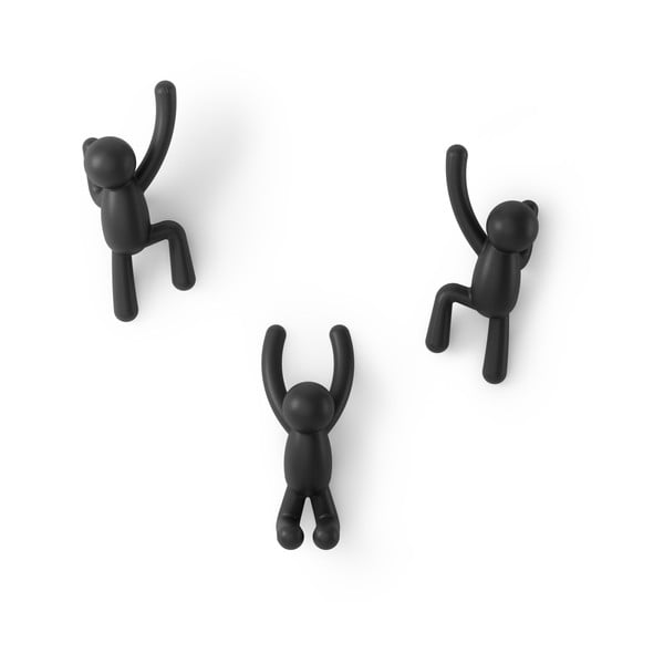 Ganci in plastica da parete in set da 3 Buddy - Umbra-image-4