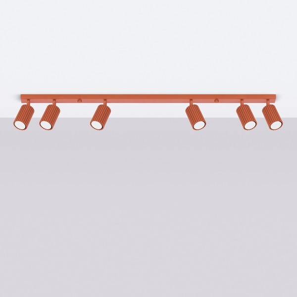 Faretto color mattone 6,5x117 cm Gleam – Sollux-image-3