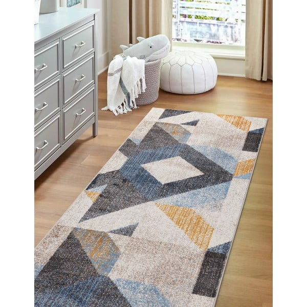 Passatoia grigio chiaro 80x300 cm Soft Halleby – FD-image-1