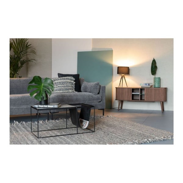 Lampada da tavolo nera Legno Tripod - Zuiver-image-1