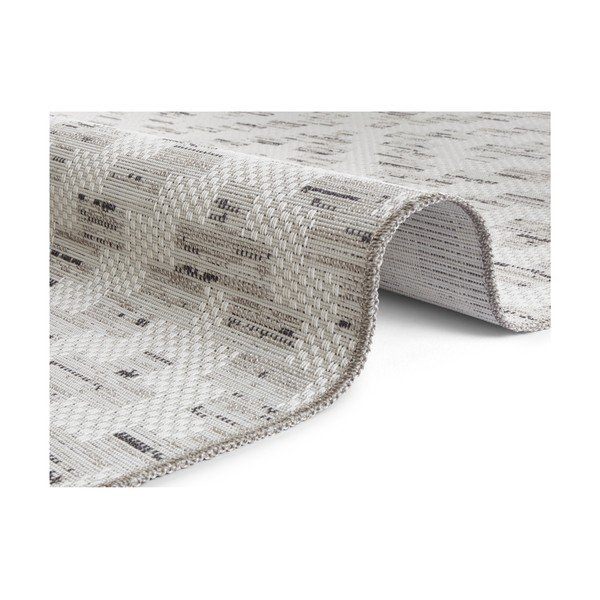 Runner per esterni crema e beige Creil, 77 x 200 cm Curious - Elle Decoration-image-1