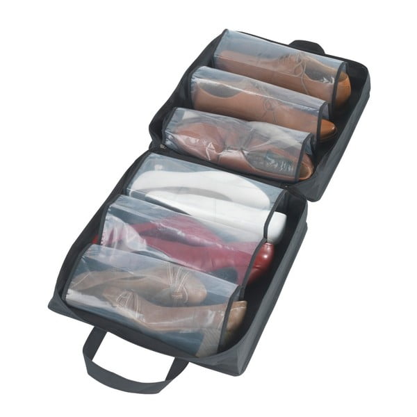 Borsa da viaggio per sei paia di scarpe Deep Black - Wenko-image-2