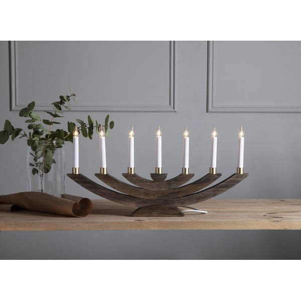 Decorazione luminosa natalizia marrone Navida - Star Trading-image-2