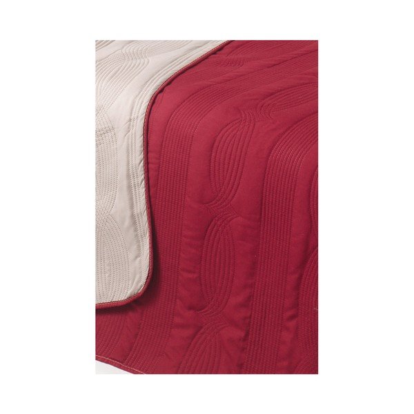 Copriletto reversibile in microfibra marrone Waren, 200 x 220 cm - Kate Louise-image-1