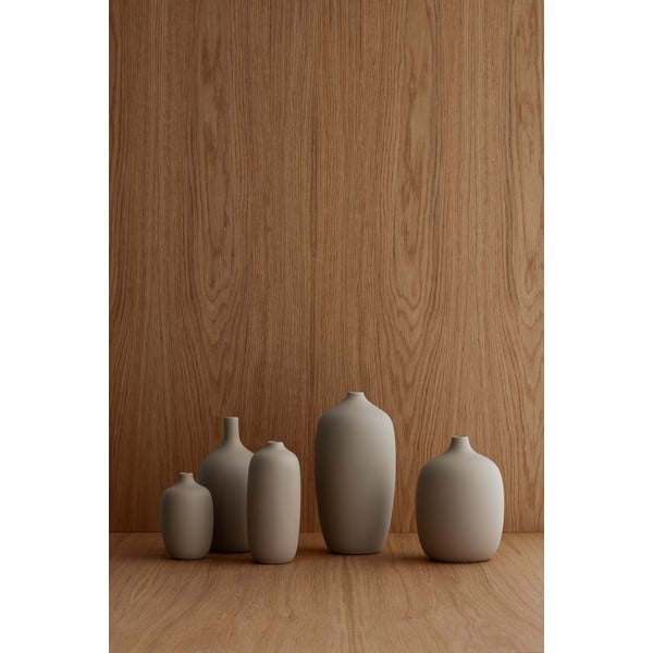 Vaso artigianale in ceramica beige Nomad - Blomus-image-1