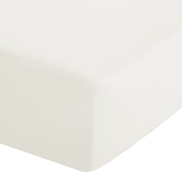 Lenzuolo con angoli color crema in percalle 135x190 cm Easy Iron Percale – Catherine Lansfield