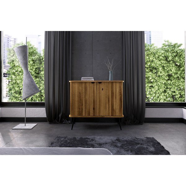 Mobile in legno di quercia di colore naturale 97x87 cm Kula - The Beds-image-4