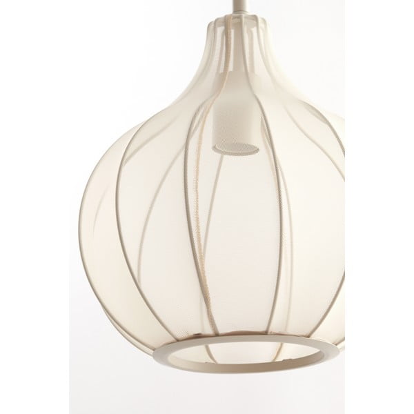Lampada a sospensione beige con paralume in tessuto ø 29 cm Elati - Light & Living-image-2