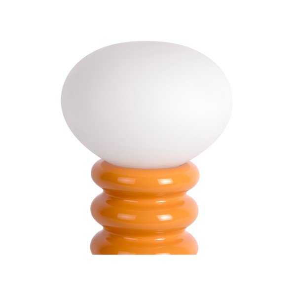 Lampada da tavolo arancione in ceramica (altezza totale 33,5 cm) Catania Aro – Leitmotiv-image-2