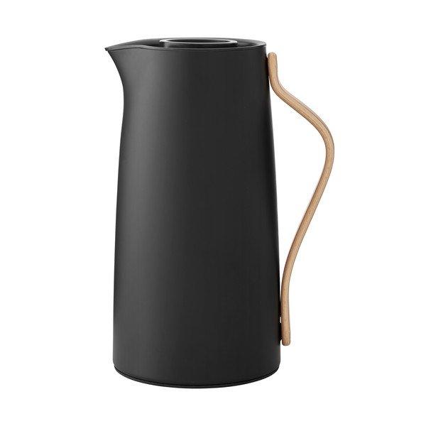 Caraffa termica nera in acciaio inox 1,2 l Emma – Stelton