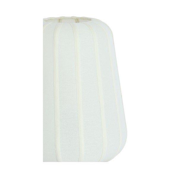 Lampada da tavolo bianca in metallo con paralume in tessuto (altezza totale 29 cm) Bibia – Light & Living-image-3