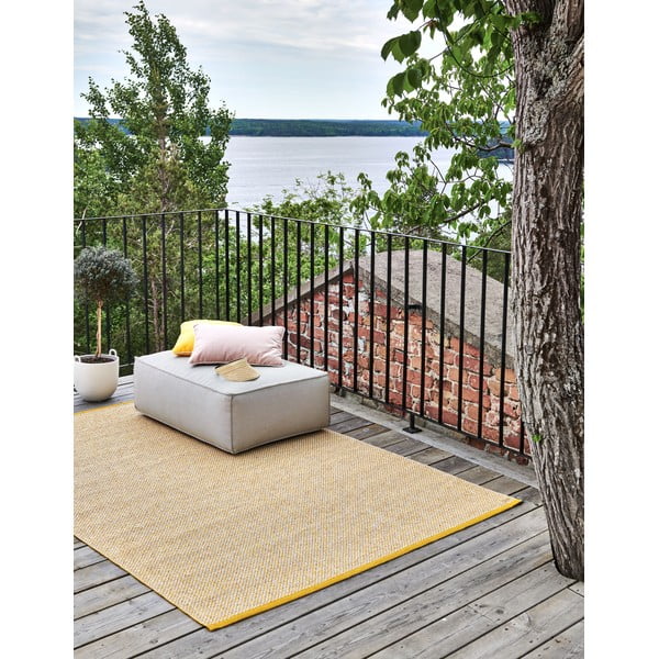 Tappeto da interno/esterno color senape 60x85 cm Effi Mustard – Pappelina-image-1