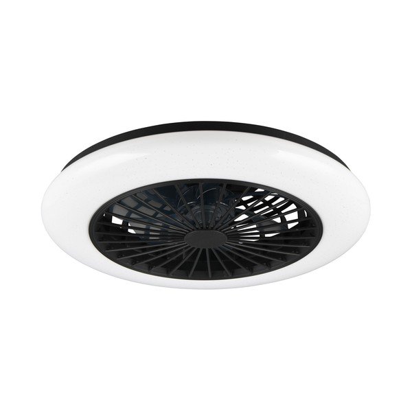 Plafoniera LED nera opaca Stralsund – Reality