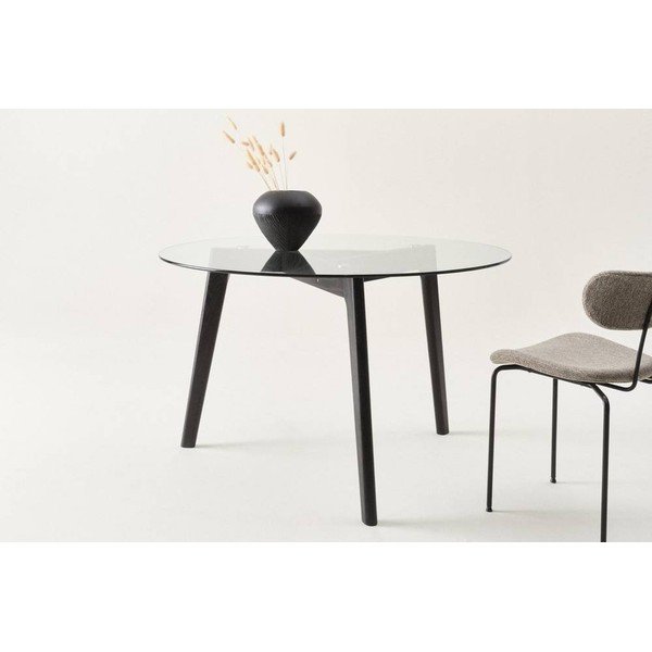 Tavolo da pranzo rotondo in rovere massiccio ø 120 cm Malevik – Jotex-image-2