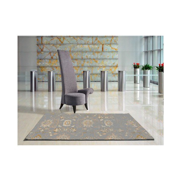 Tappeto grigio Fusion Pure Grey, 80 x 150 cm - Universal