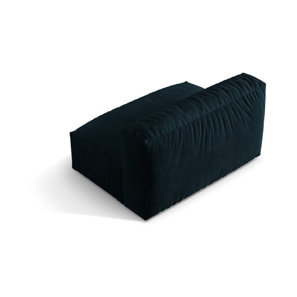 Parte divano componibile blu scuro (solo con parte centrale) con rivestimento in velluto Martina – Micadoni -image-2