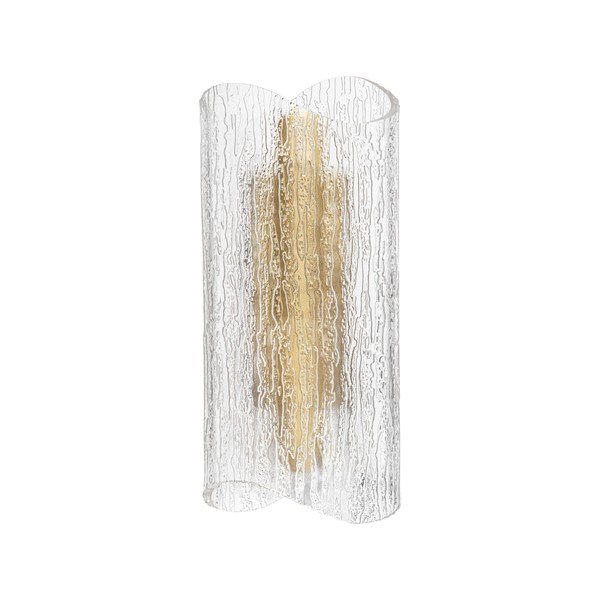 Lampada da parete LED color ottone in acciaio Sarin – Nova Luce