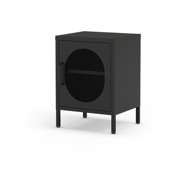 Comodino in metallo nero Diora - Marckeric-image-4