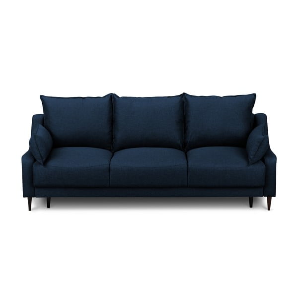 Divano letto blu con contenitore, 215 cm Ancolie - Mazzini Sofas