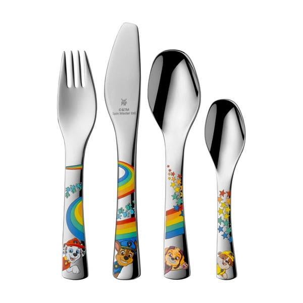 Set di 4 pezzi di posate per bambini in acciaio inox Paw Patrol - WMF