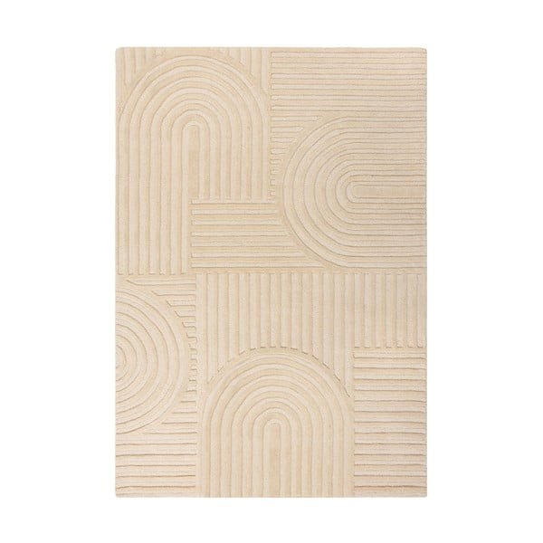 Tappeto in lana beige 200x290 cm Zen Garden - Flair Rugs