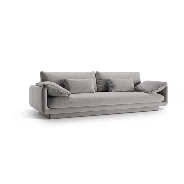 Divano grigio chiaro 250 cm Torino - Micadoni Home-image-1