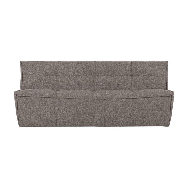 Divano marrone con rivestimento in bouclé 204 cm Cluster – vtwonen