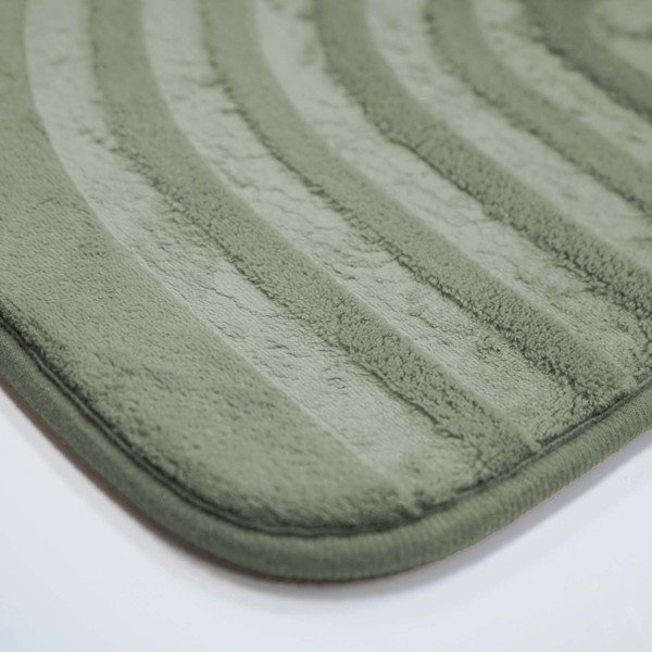 Tappetino per il bagno color salvia 45x75 cm Allure – douceur d'intérieur-image-3