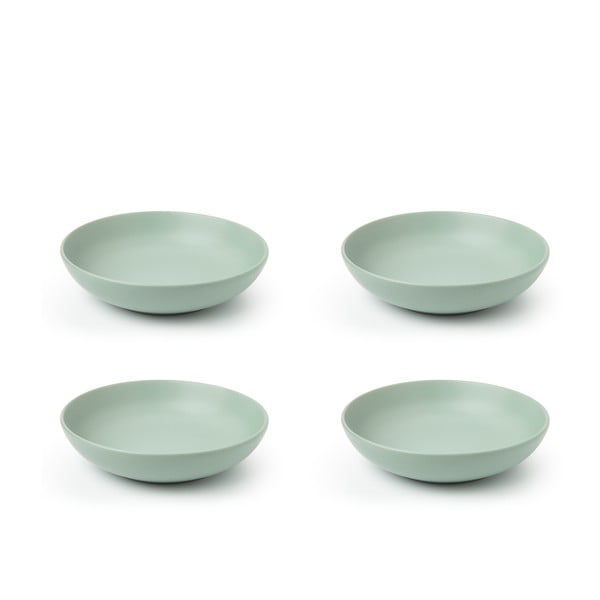 Set di 4 pezzi in gres verde Sage - Sabichi-image-1