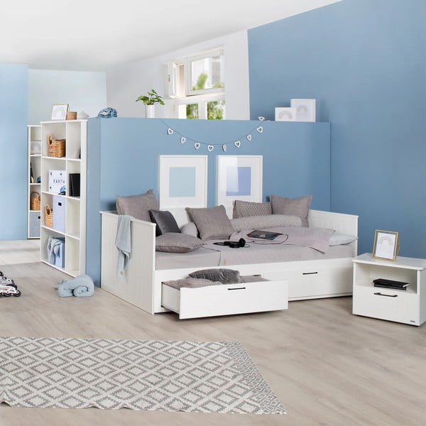 Comodino bianco per bambini Sylt - Roba-image-1