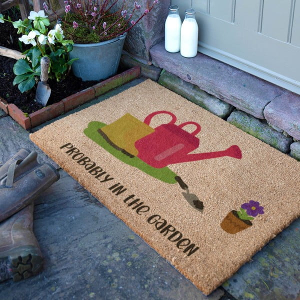 Zerbino in fibre di cocco 40x60 cm Probably in the Garden – Artsy Doormats-image-2